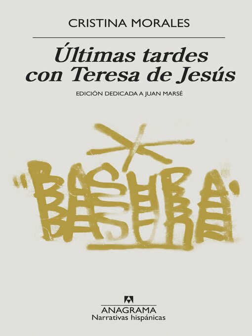 Title details for Últimas tardes con Teresa de Jesús by Cristina Morales - Available